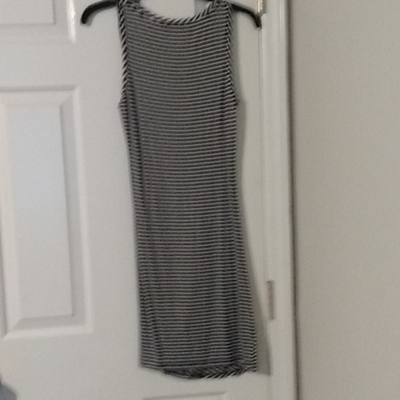 Love fire striped dress with clinched side - Picture 2 of 2